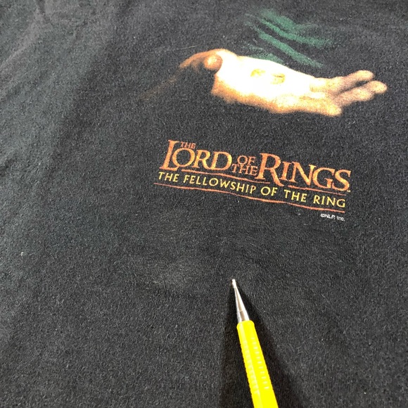 Lord Of The Rings Fellowship Of The Ring Movie Tee - Picture 4 of 5